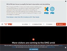Tablet Screenshot of pri.org